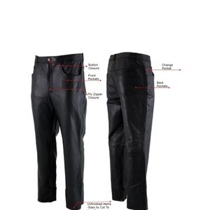 Real leather pants nwot